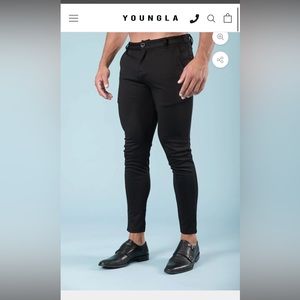 YoungLa Men’s Black Dapper Pants